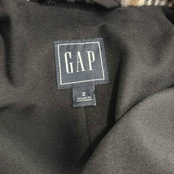 Gap double breasted plaid wool blend blazer size 2 - Picture 8 of 8